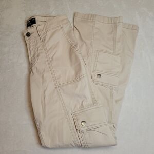 Hollister Womens Y2K Light Tan Cargo Pants